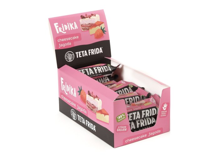 TETA FRIDA tyčinka cheescake jahoda, 15x40g