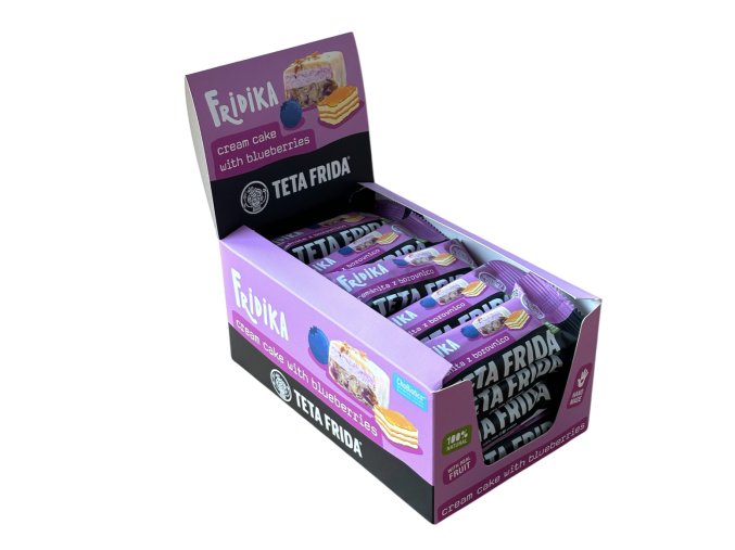 TETA FRIDA tyčinka Krémový řez s borůvkami 20x40g