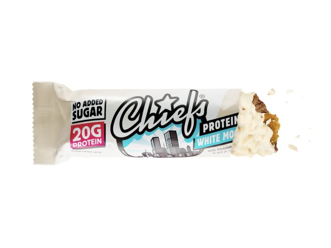 chiefs protein bar white mocha 55g 2