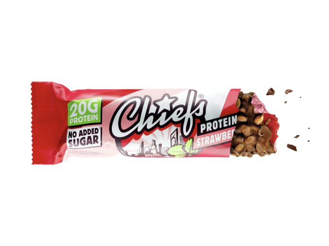 chiefs protein bar strawberry 55g 2