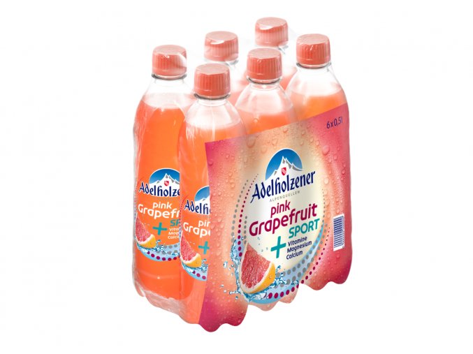 Adelholzener SPORT růžový grapefruit karton 6x500 ml