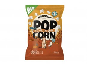 Moonpop BIO Popcorn slaný karamel 75g