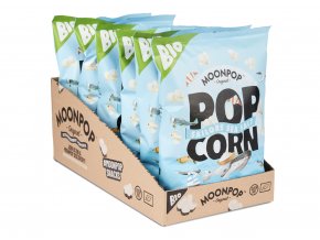 Moonpop BIO Popcorn s mořskou solí 6x60g