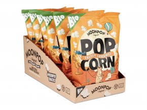 Moonpop BIO Popcorn slaný karamel 6x75g