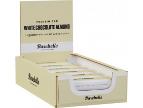 Barebells Protein Bar bílá čokoláda a mandle balení 12 x 55g