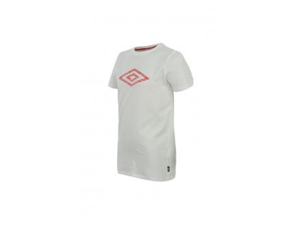 Umbro Cotton Logo T Shirt Boys White - Biela / 11-12 - Umbro