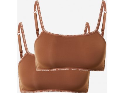 Nevystužená braletka 2pack QD3806E BO8 bronzová / Sandalwood - Calvin Klein