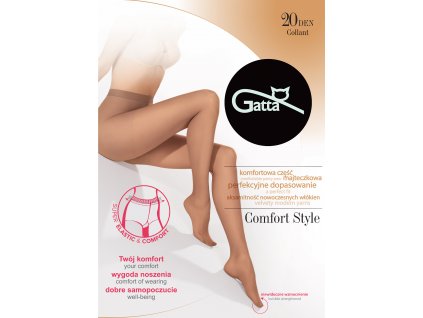 Dámske pančuchové nohavice Gatta Comfort Style 20 den 5-XL