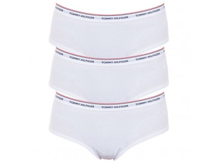 Dámske nohavičky 3pcs UW0UW00010 100 biela - Tommy Hilfiger