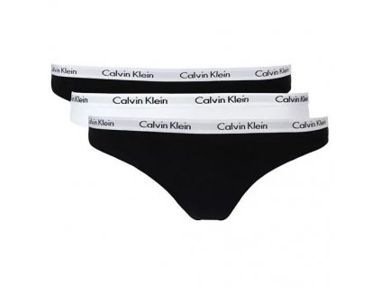 Nohavičky 3pcs QD3588E-WZB viacfarebná - Calvin Klein