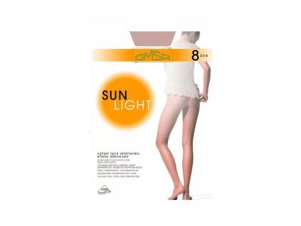 Dámske pančuchové nohavice Omsa Sun Light 8 deň
