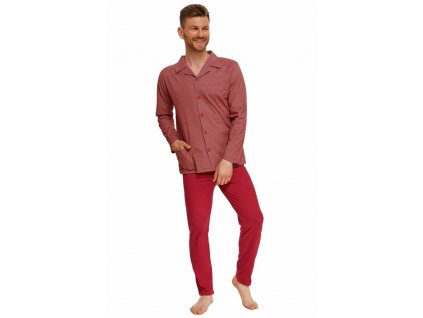 Pánske pyžamo Richard červené