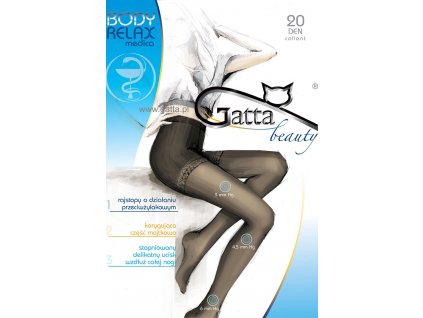 Pančuchové nohavice Body Relaxmedica 20 čierna - Gatta
