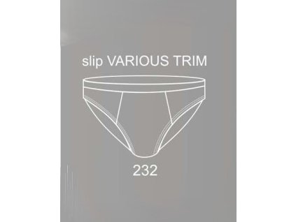 Pánske slipy Cornette Rôzne 232/121 Trim S-2XL