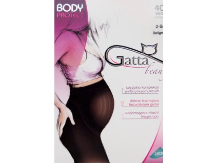 BODY PROTECT - Tehotenské pančuchové nohavice 40 DEN - GATTA