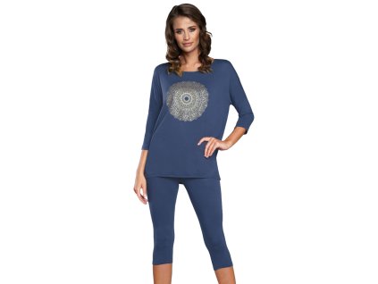 Dámske pyžamo Italian Fashion Mandala r.3/4 k.3/4