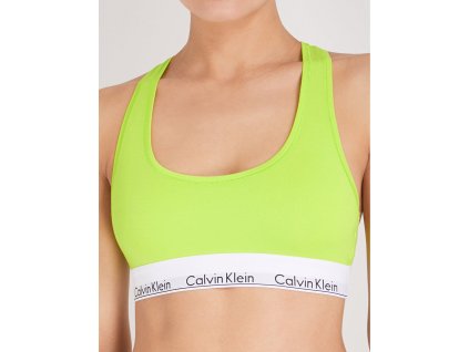 Športová podprsenka F3785E - ZIR - Neon žltá - Calvin Klein