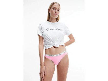 Dámske tangá D1617E - V1U - Vínová - Calvin Klein