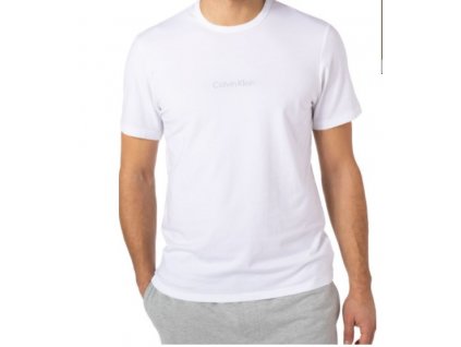Pánske tričko - NM2170E - 100 - biela - Calvin Klein