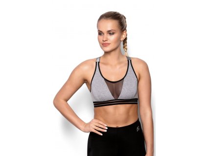 Fitness top Ariela grey - ELDAR