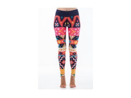 Dámske fitness legíny Six Deuce Aztec - multicolor - Litex