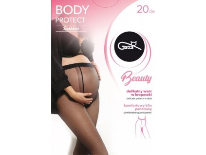 Dámske pančuchové nohavice GB BODY PROTECT - 20 DEN, Bodky