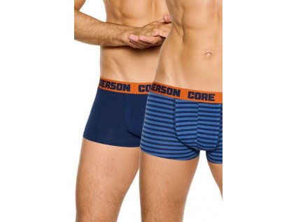 2pack boxerky Naff Core modré a s prúžkami