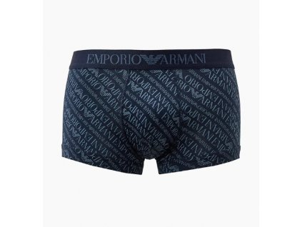 Pánske boxerky 111290 2F508 16136 tm. modrá - Emporio Armani