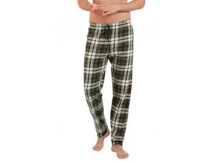 Pánske pyžamové nohavice Seward zelené káro