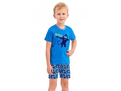 Chlapčenské pyžamo Damián modré opice