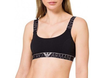 Bralette športová podprsenka 163651 1P227 00135 tmavo modrá - Emporio Armani