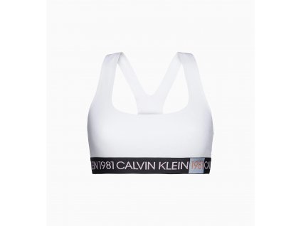 Podprsenka bez kostice QF5577E-100 biela - Calvin Klein