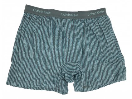 Pánske boxerky U1029A-31i šedá-tyrkysová - Calvin Klein