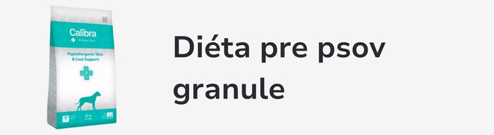 Diéta pre psov granule