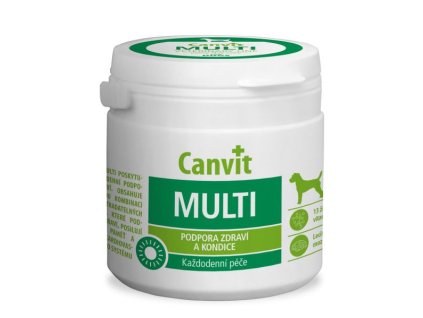 vitaminy a mineraly pre psov canvit multi pre psov 500g