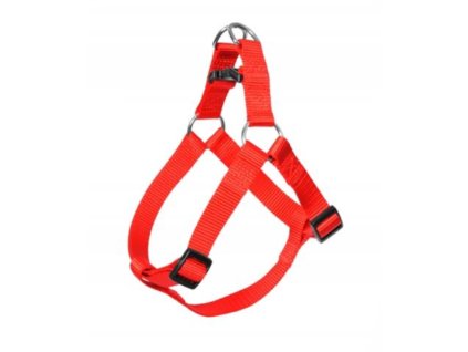 Postroj DUVO+ nylon 40-50 cm/ 15 mm - Červený (Farba Červená)