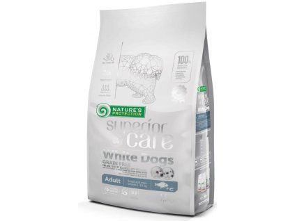 Nature's Protection Superior care white dog GF adult white fish small & mini 10 kg