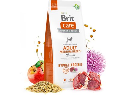 BRIT Care dog Hypoallergenic Adult Medium Breed 1 kg
