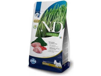N&D dog SPIRULINA (GF) adult mini, lamb 2 kg