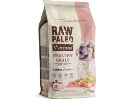 VetExpert Raw Paleo puppy Healthy Grain Salmon & Barley 2 kg