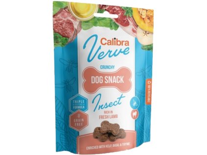 Calibra Dog Verve Crunchy Snack Insect&Fresh Lamb 150g
