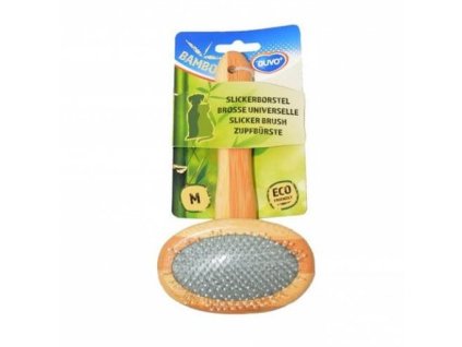 Hrebeň DUVO+ uhladzovač kefa bambus Large 19,5 x 12 cm