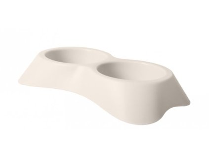 Miska DUVO+ Nuvola dvojitá plastová 2x500 ml