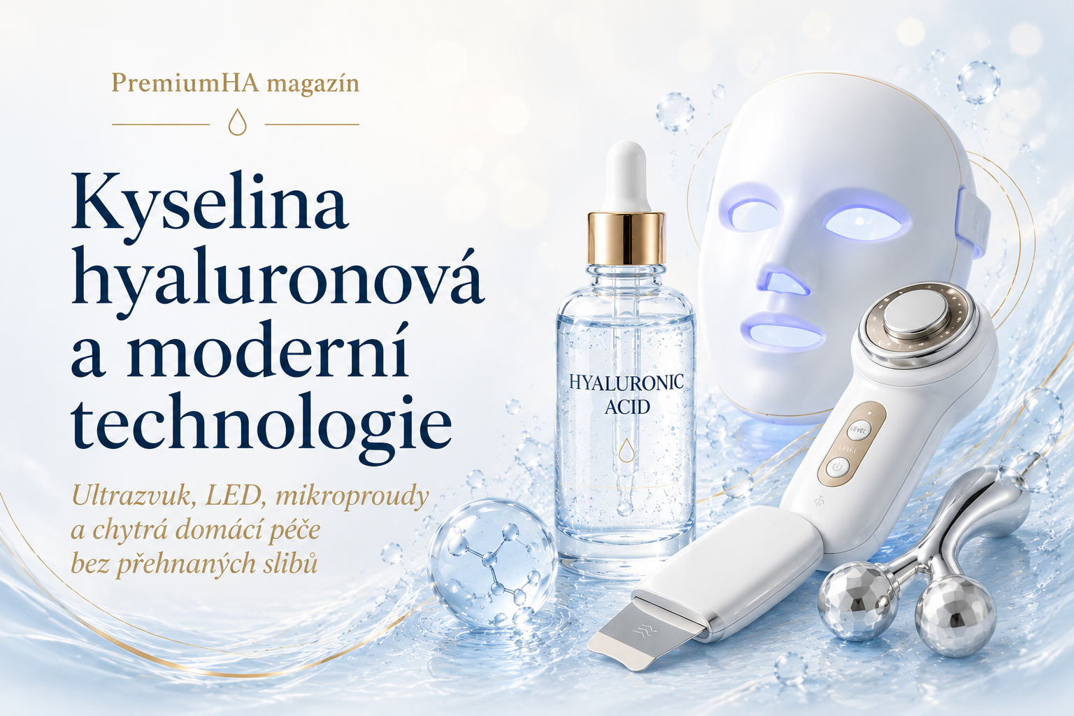 Trendy v kombinování kyseliny hyaluronové s moderními technologiemi