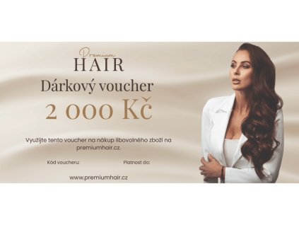 premiumhair darkovy poukaz 2000 eshop