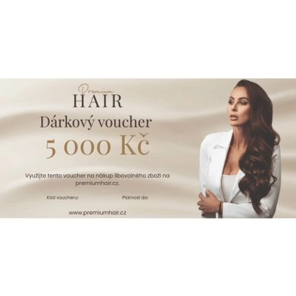 premiumhair darkovy poukaz 5000 eshop