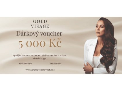 goldvisage darkovy poukaz 5000