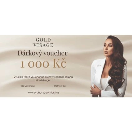 goldvisage darkovy poukaz 1000