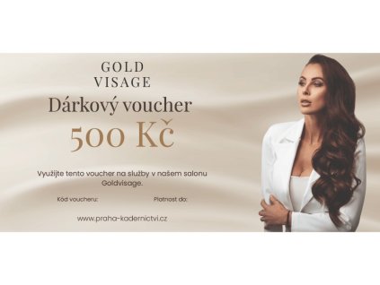 goldvisage darkovy poukaz 500