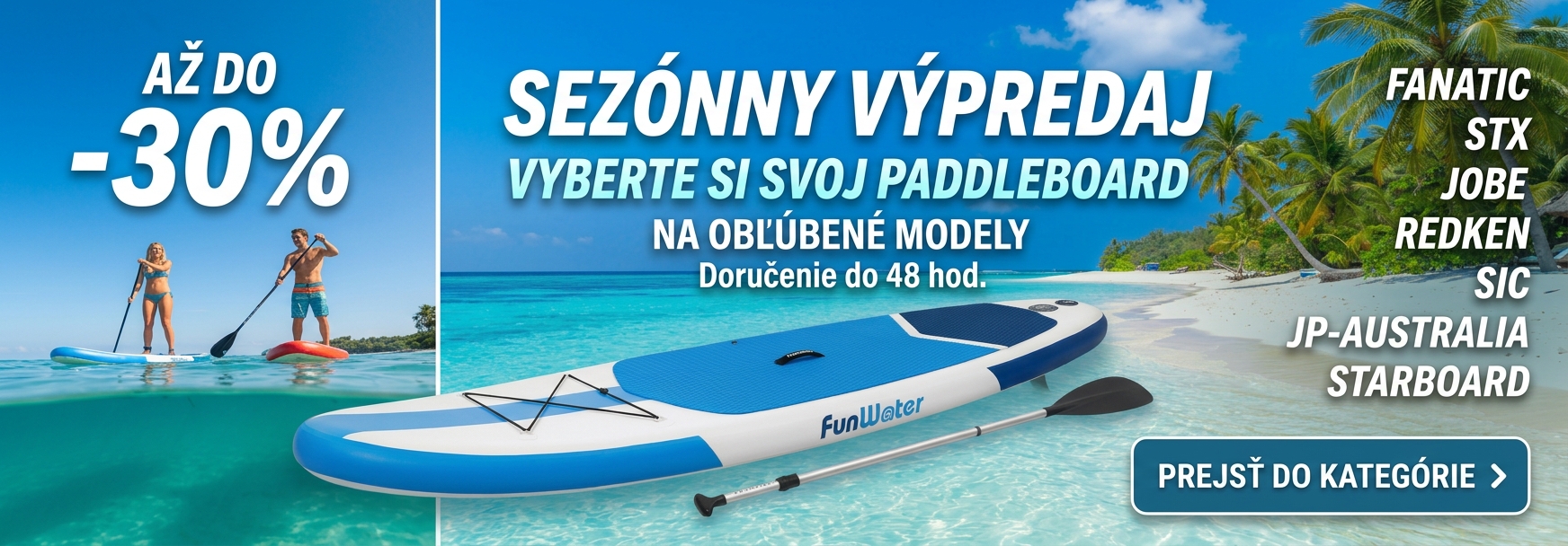 Paddleboard akcia